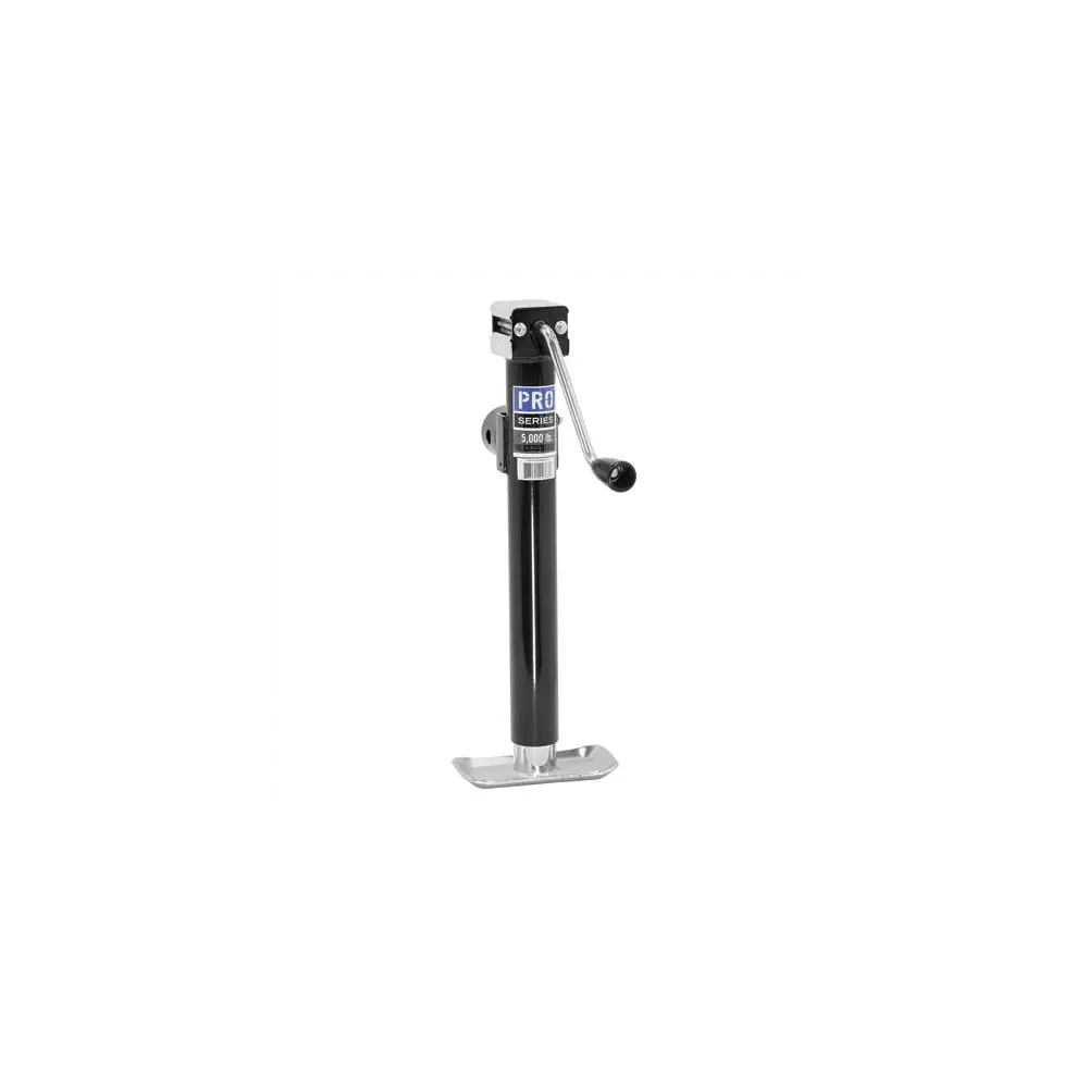 Round Trailer Jack 5K, Weld-On, Sidewind, Footplate - PRO1401440303